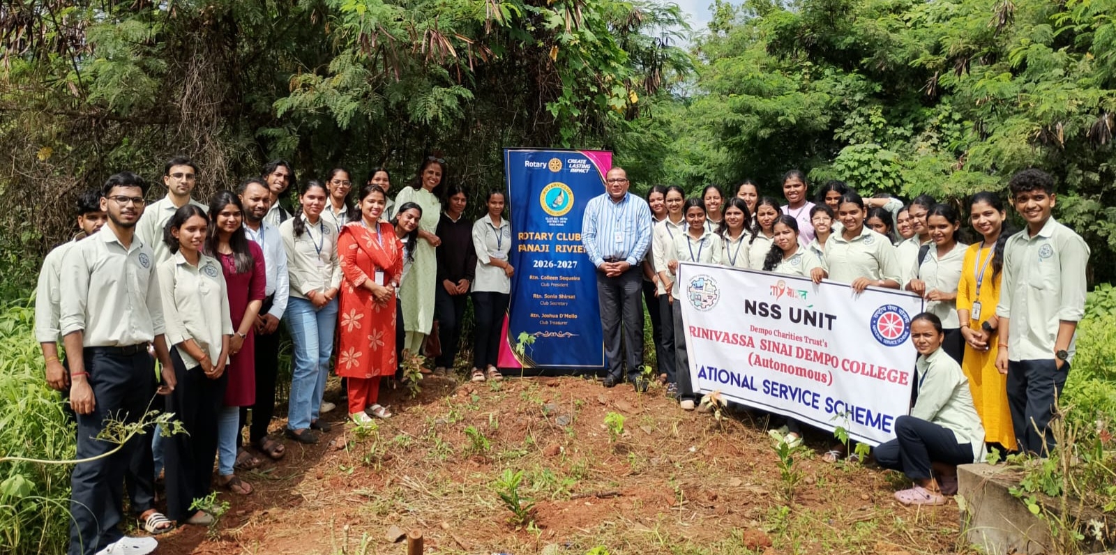 Tree Plantation at Dempo College