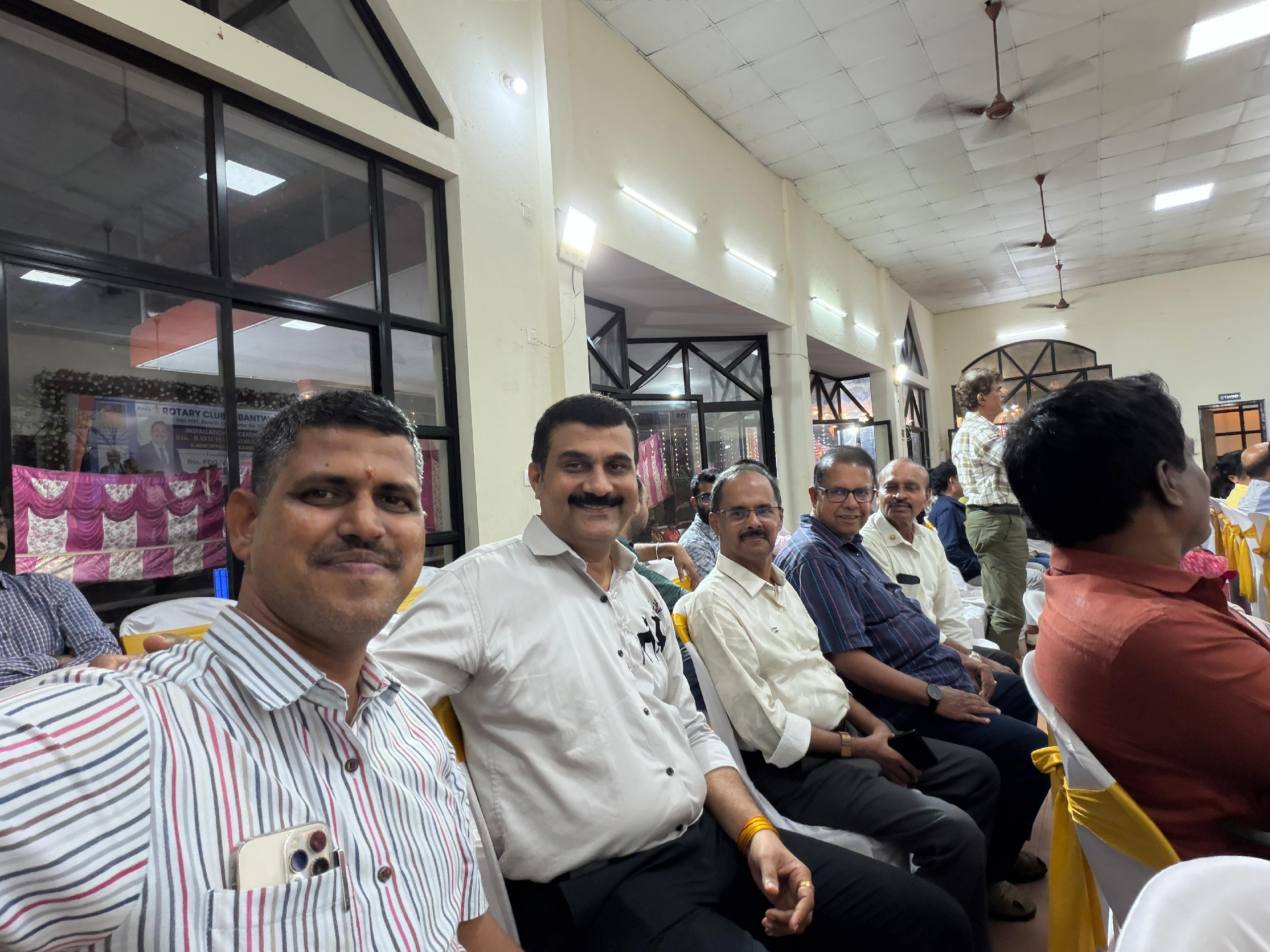 Participated in installation ceremony of Rotary club of Bantwal