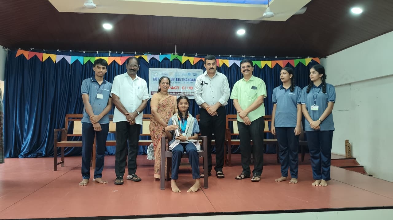 Honoured a Meritorious Student