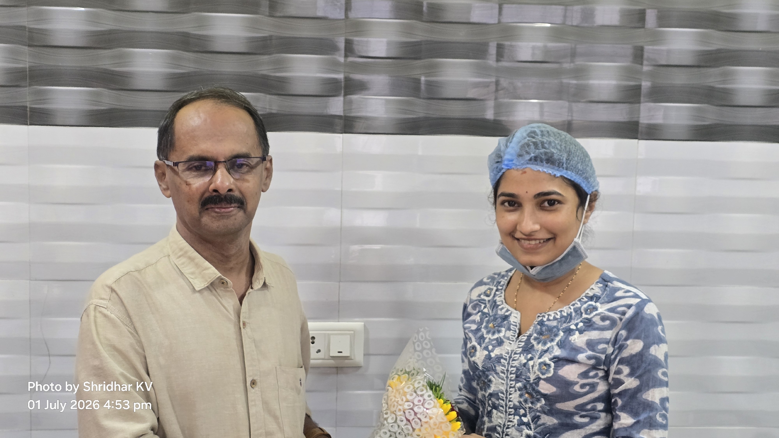 Honoured a doctor
