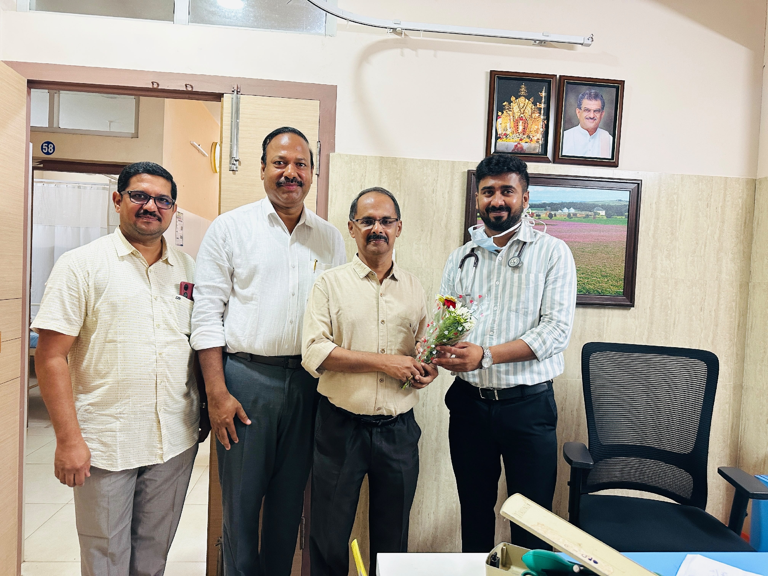 Honoured a Doctor