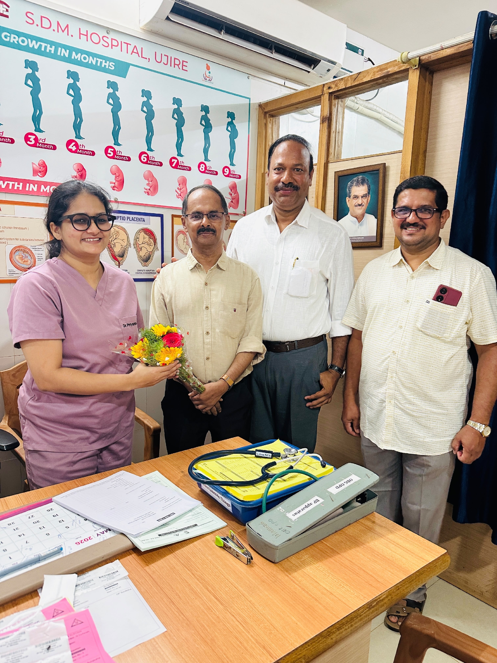 Honoured a Doctor