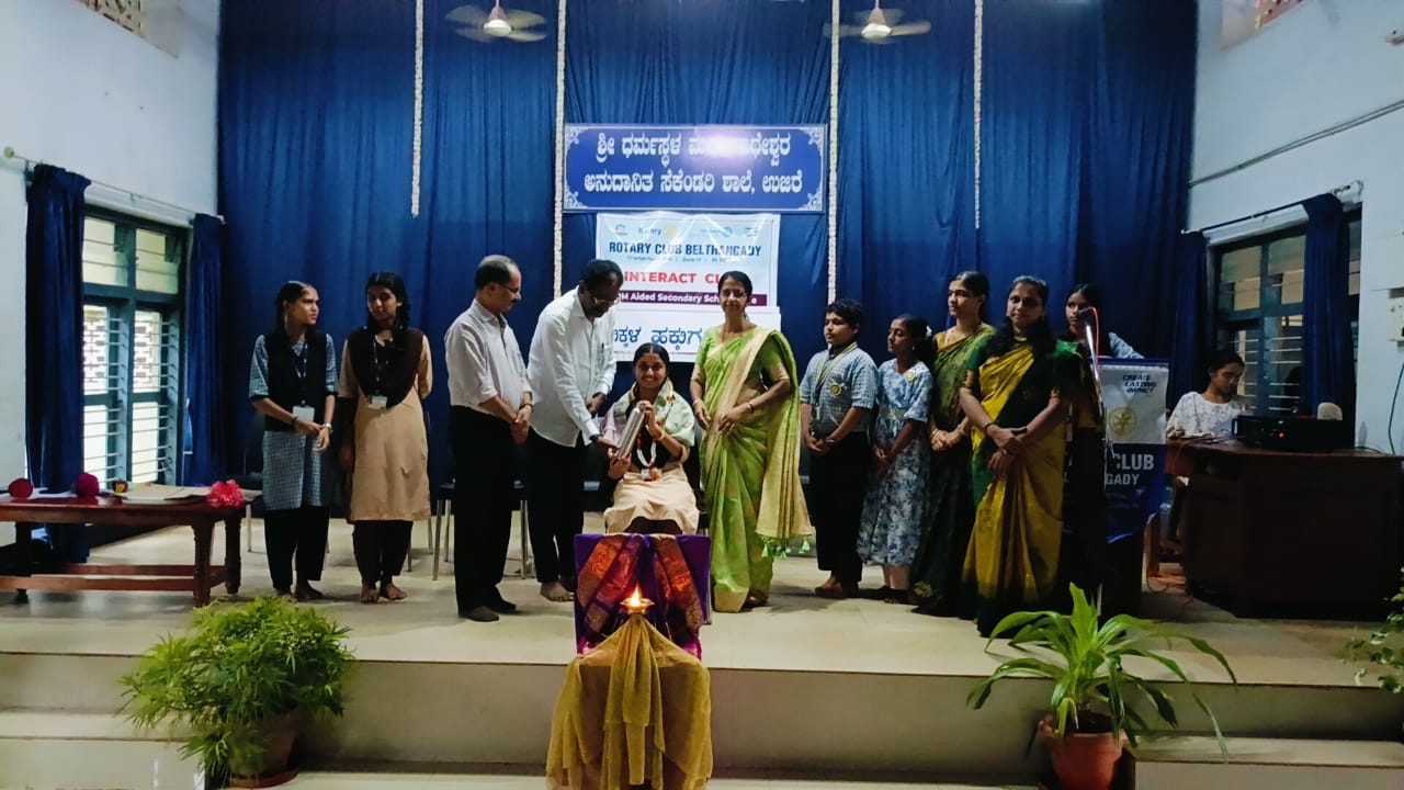 Honoured a meritorious Student