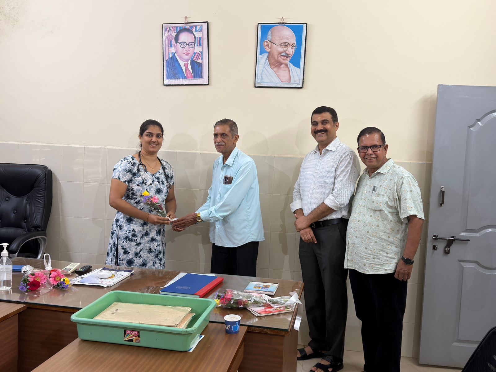 HONOURED A DOCTOR