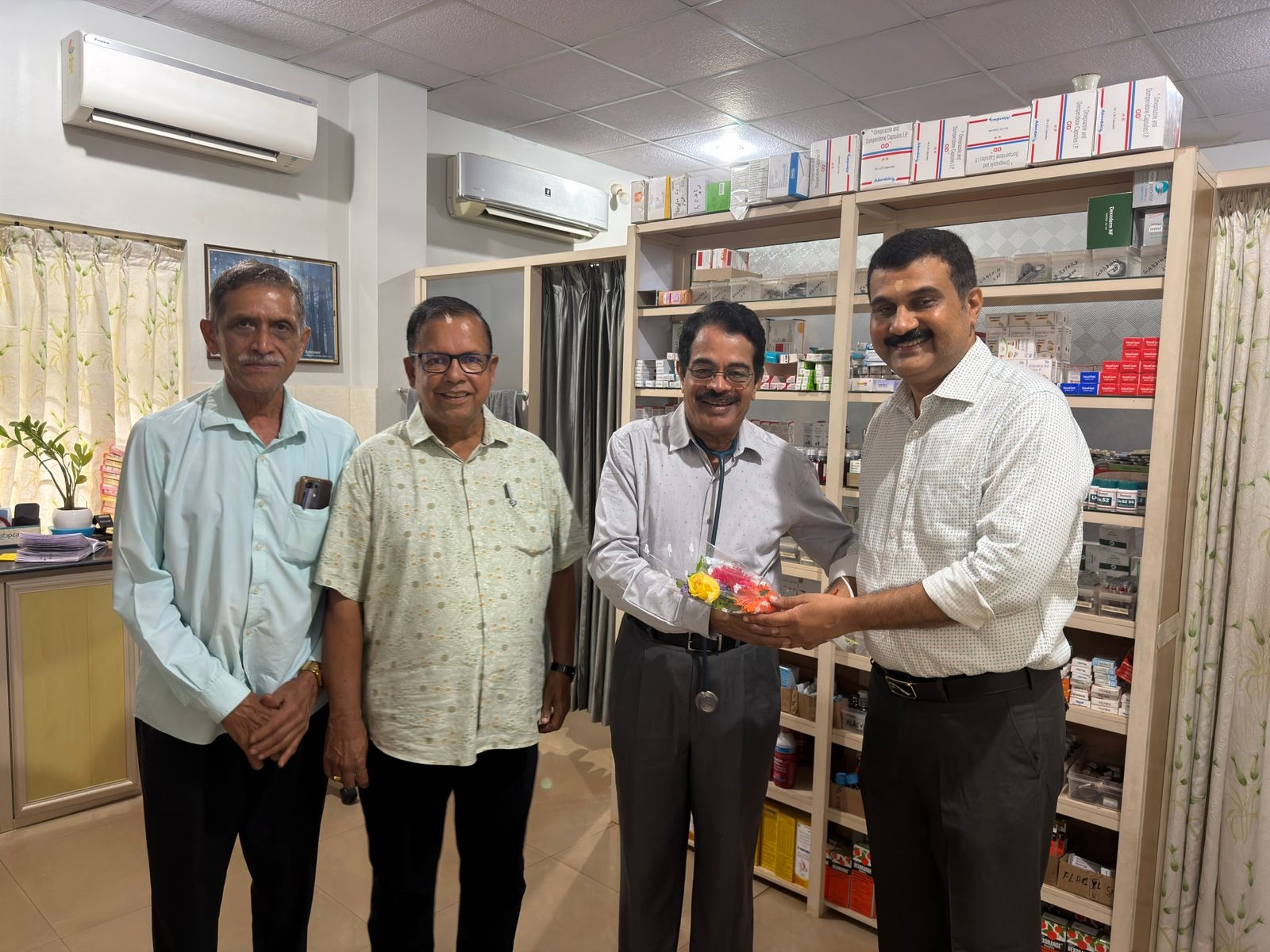 HONOURED A DOCTOR