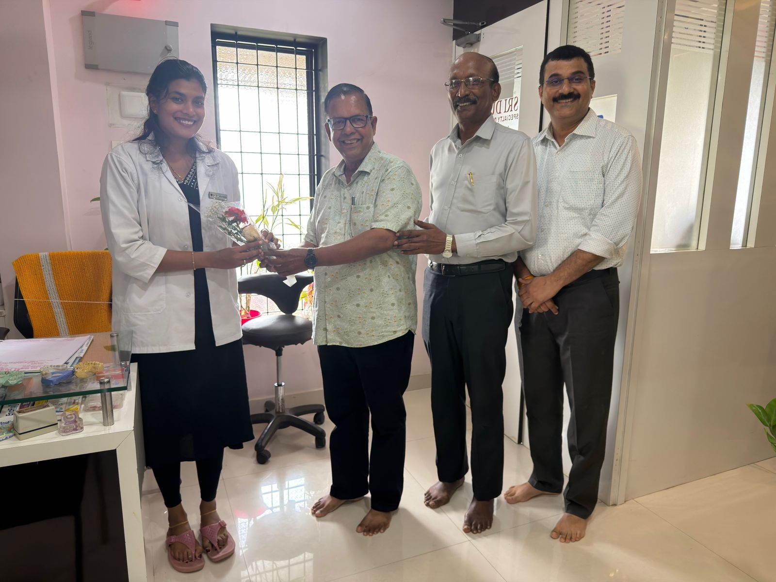 HONOURED A DOCTOR
