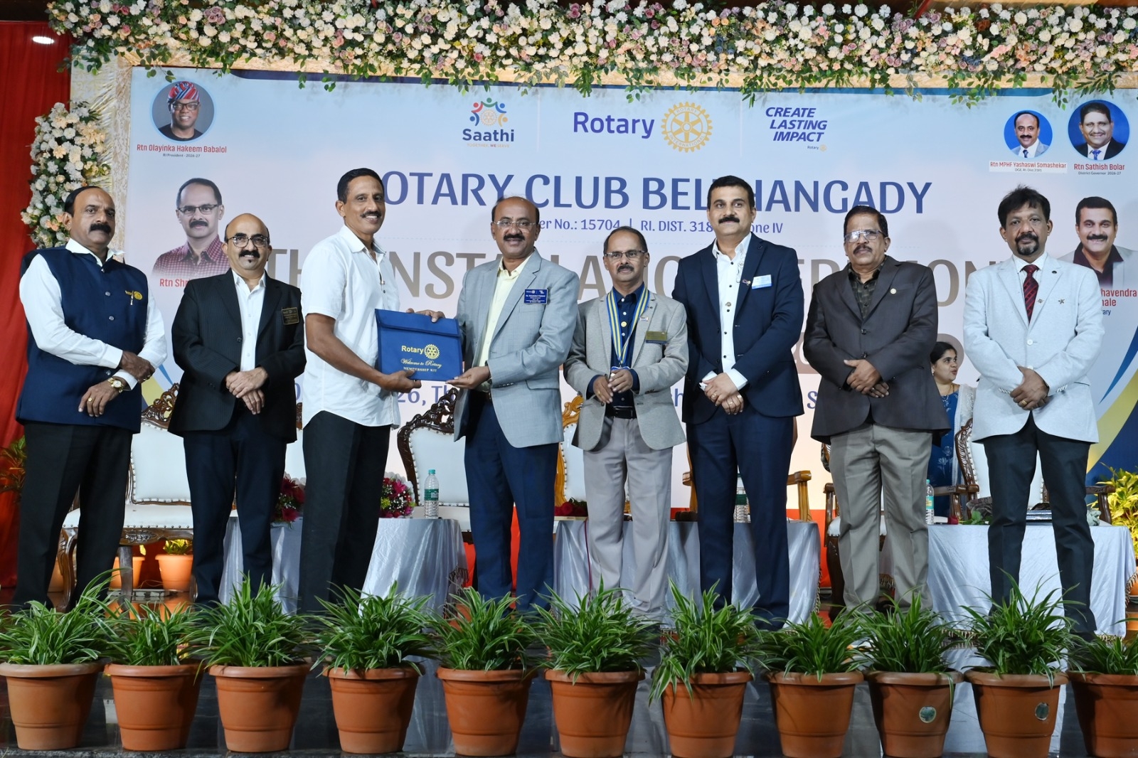 Induction of a new Member