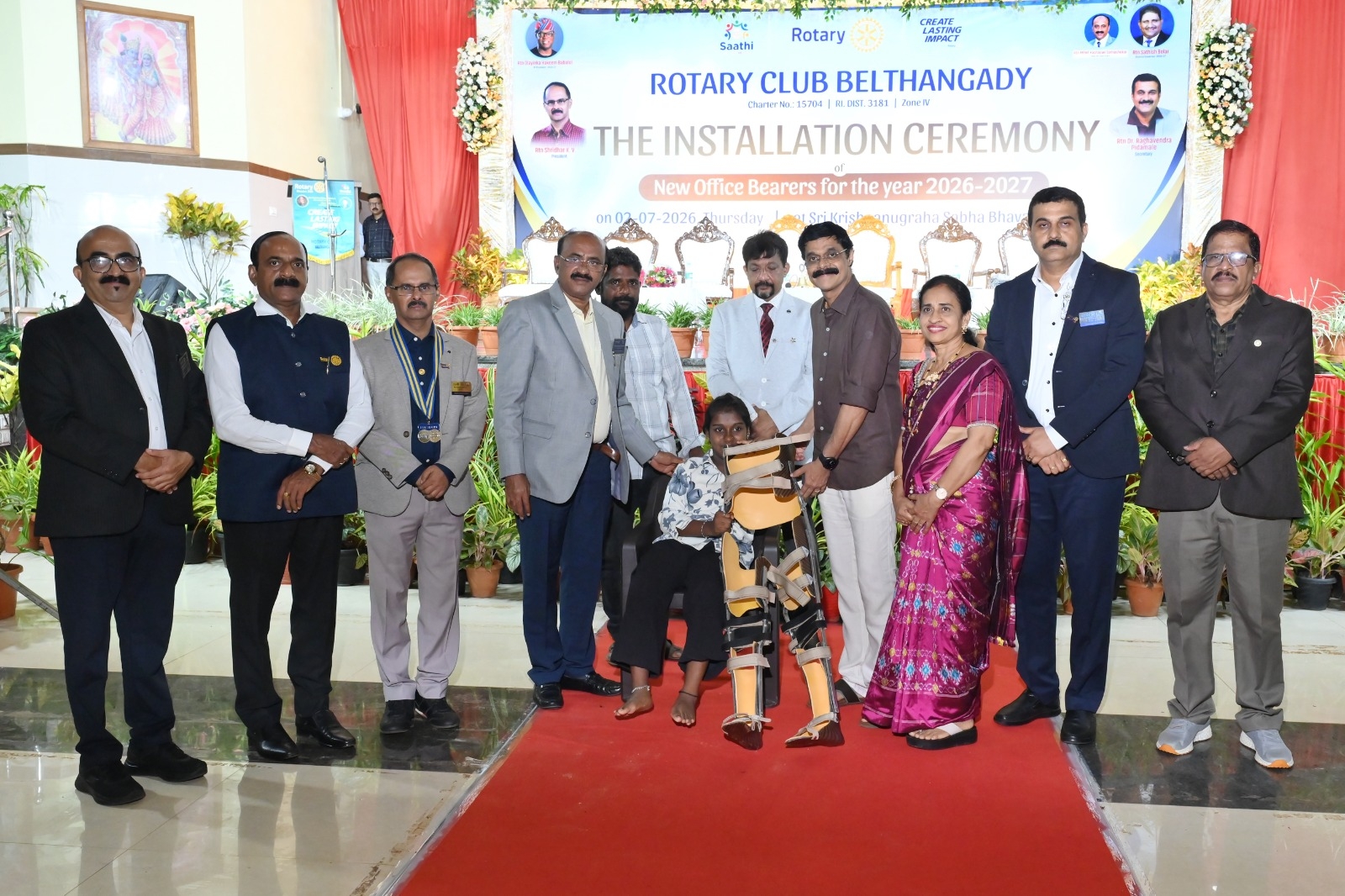 Hand over of A Bilateral Hip- Knee-Ankle- foot orthosis brace
