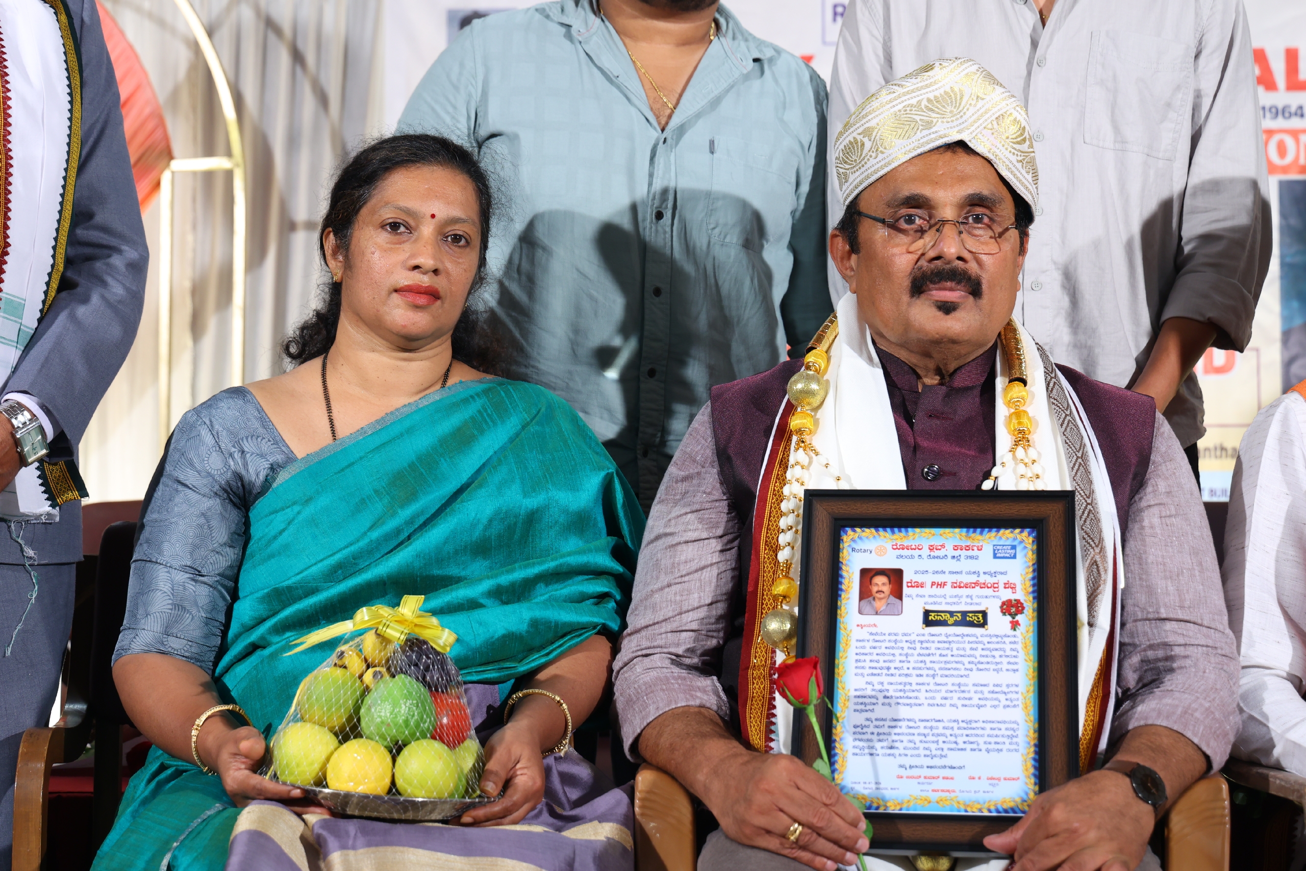 FELICITATION TO OUT GOING PRESIDENT