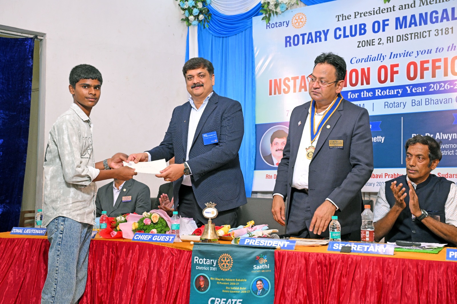 02 Scholarships to Toppers of 8th and 9th Standard