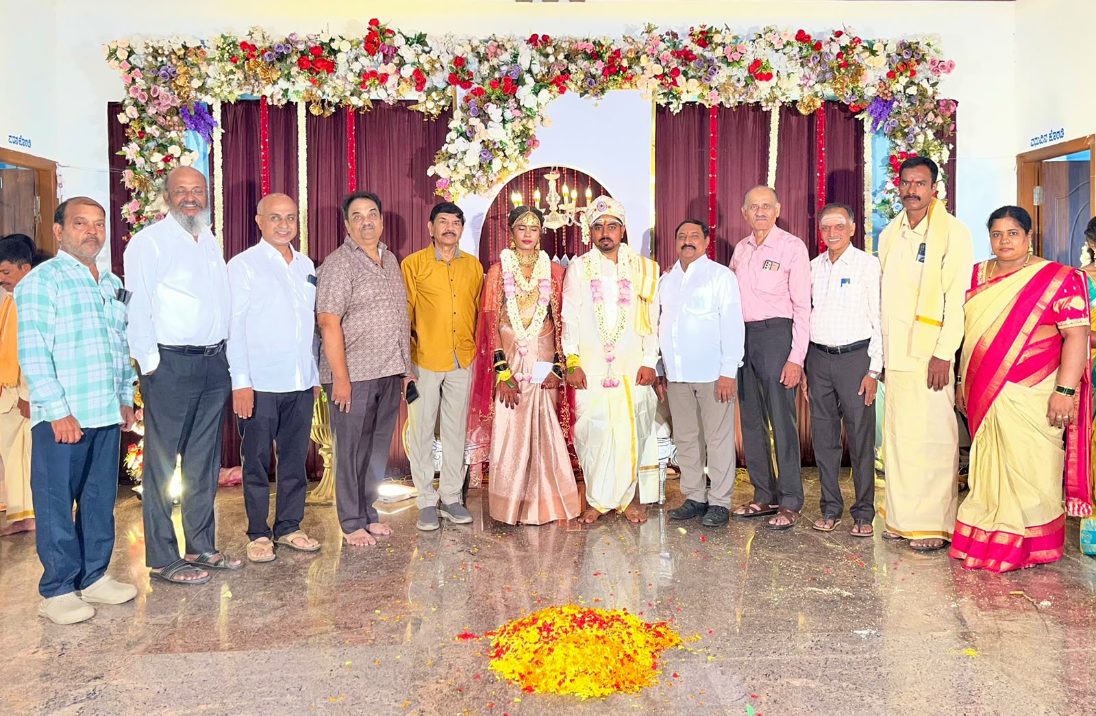 Wedding reception of our Blood Centre’s staff Ravi