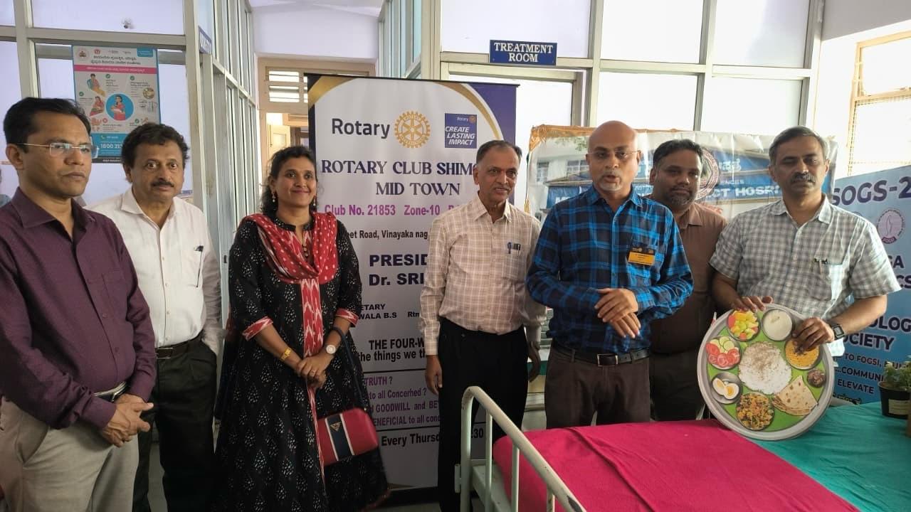Protien Powder Distribution to Post Pregnant Women
