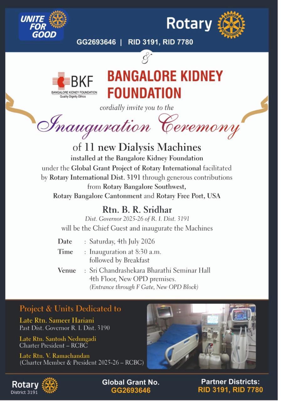 11 Dialysis Machines Installation