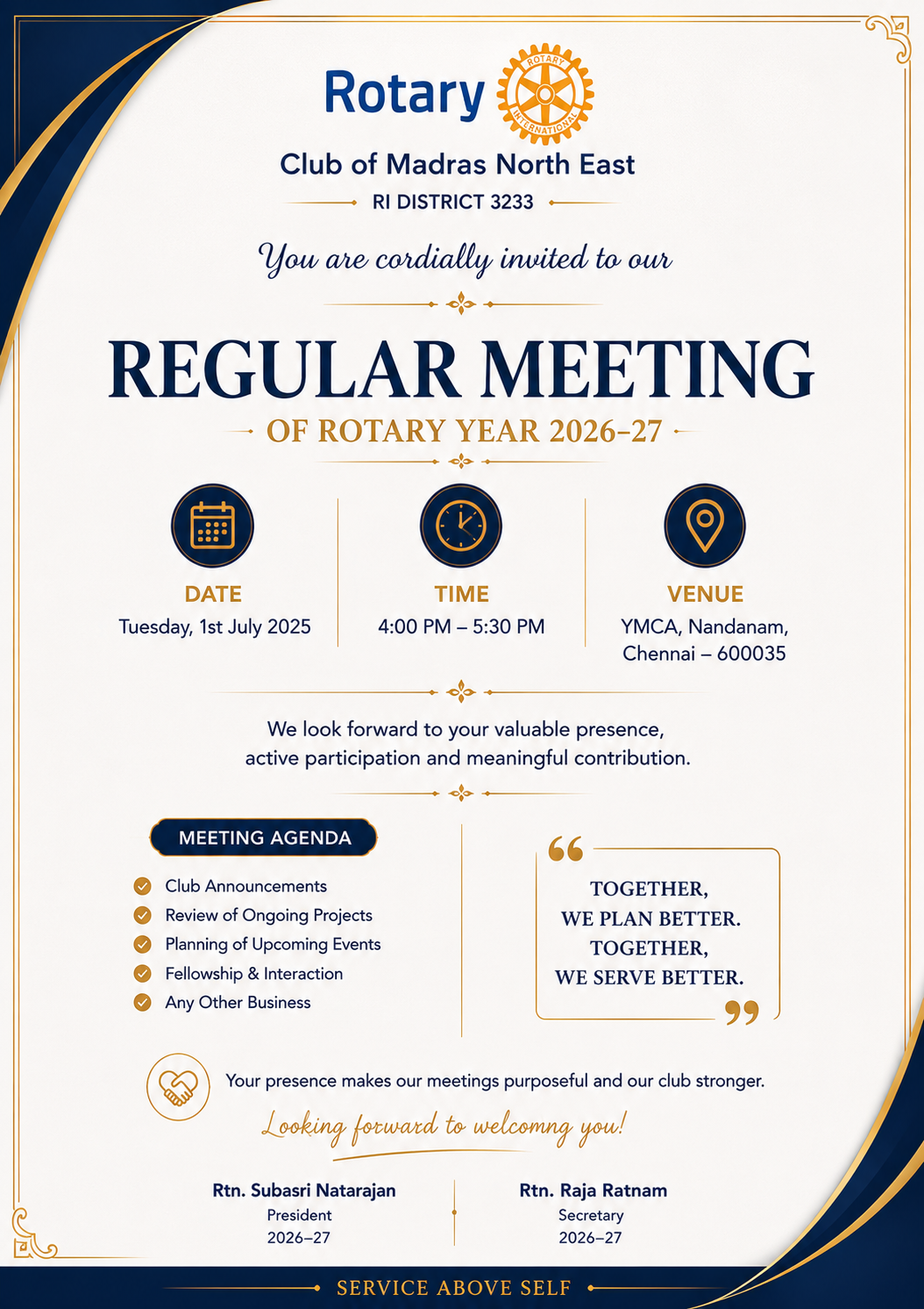 Regular Meeting - july