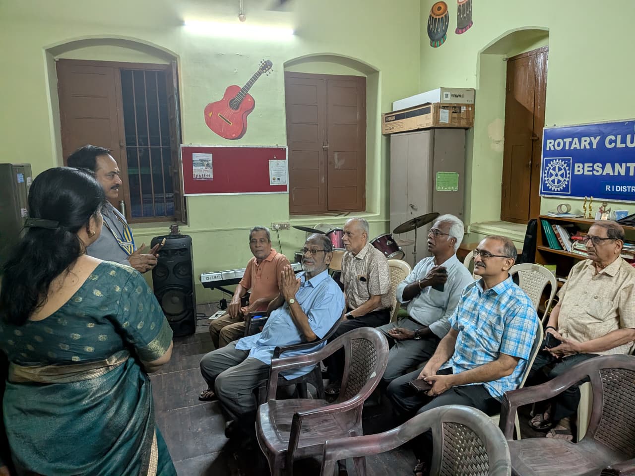 Regular meeting with Speaker meeting