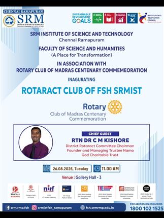 Inauguration of FSH SRMIST