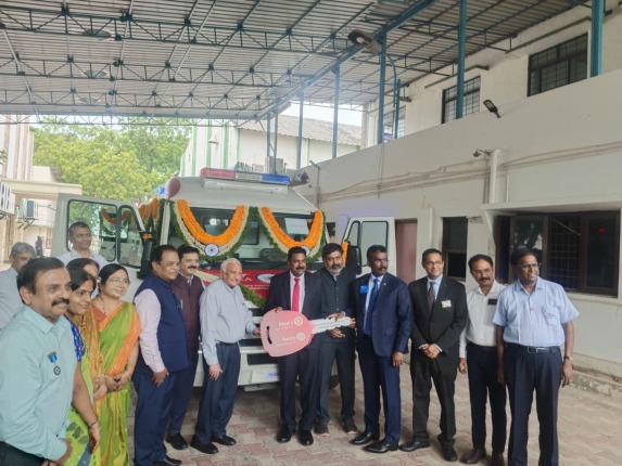 Blood Donation Van to the National Voluntary Blood