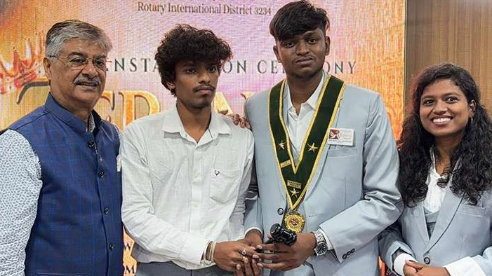 President Installation of Rotaract Club of Vepery,