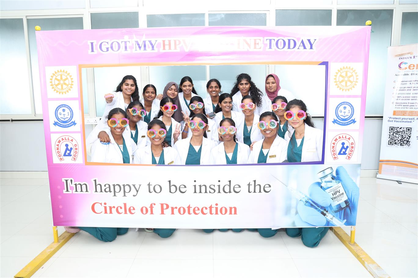 HPV vaccination camp at Thiruchengode