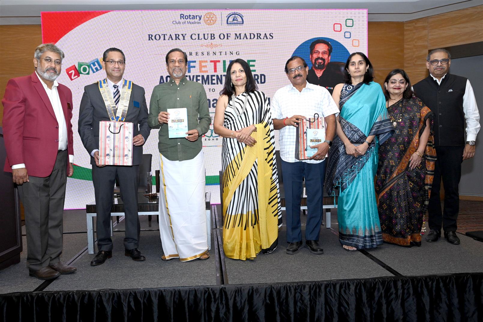 Lifetime Achivement Award to Dr. Sridhar Vembu