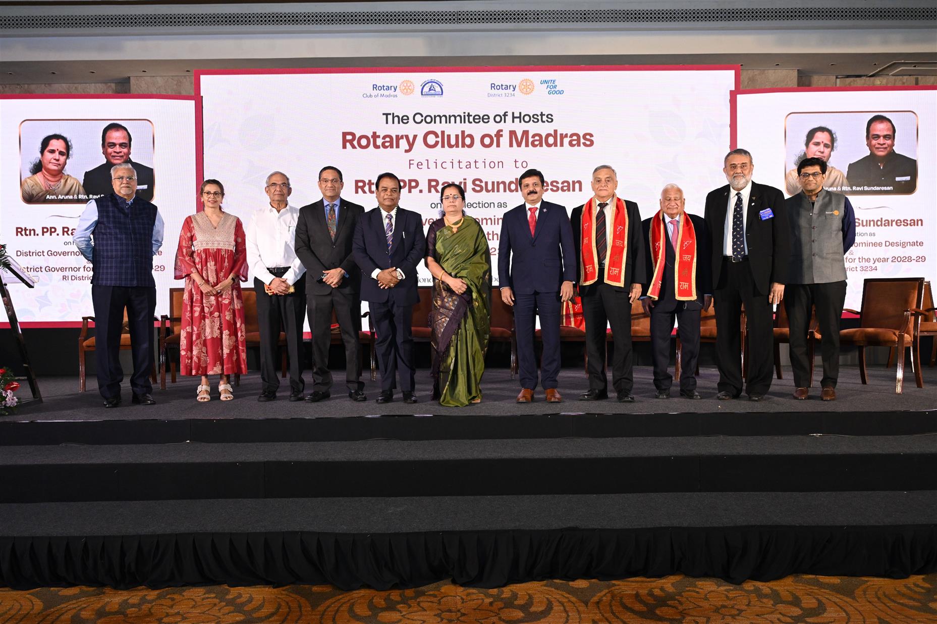 Felicitation for S. Ravi DGND