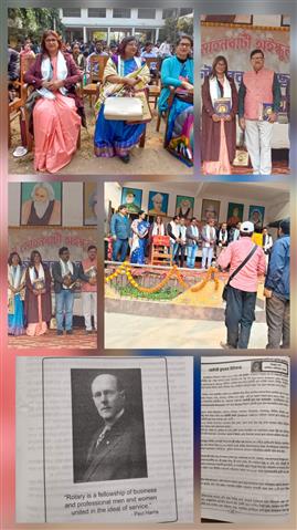 Felicitated by Mohanbati H.S on their 75th year
