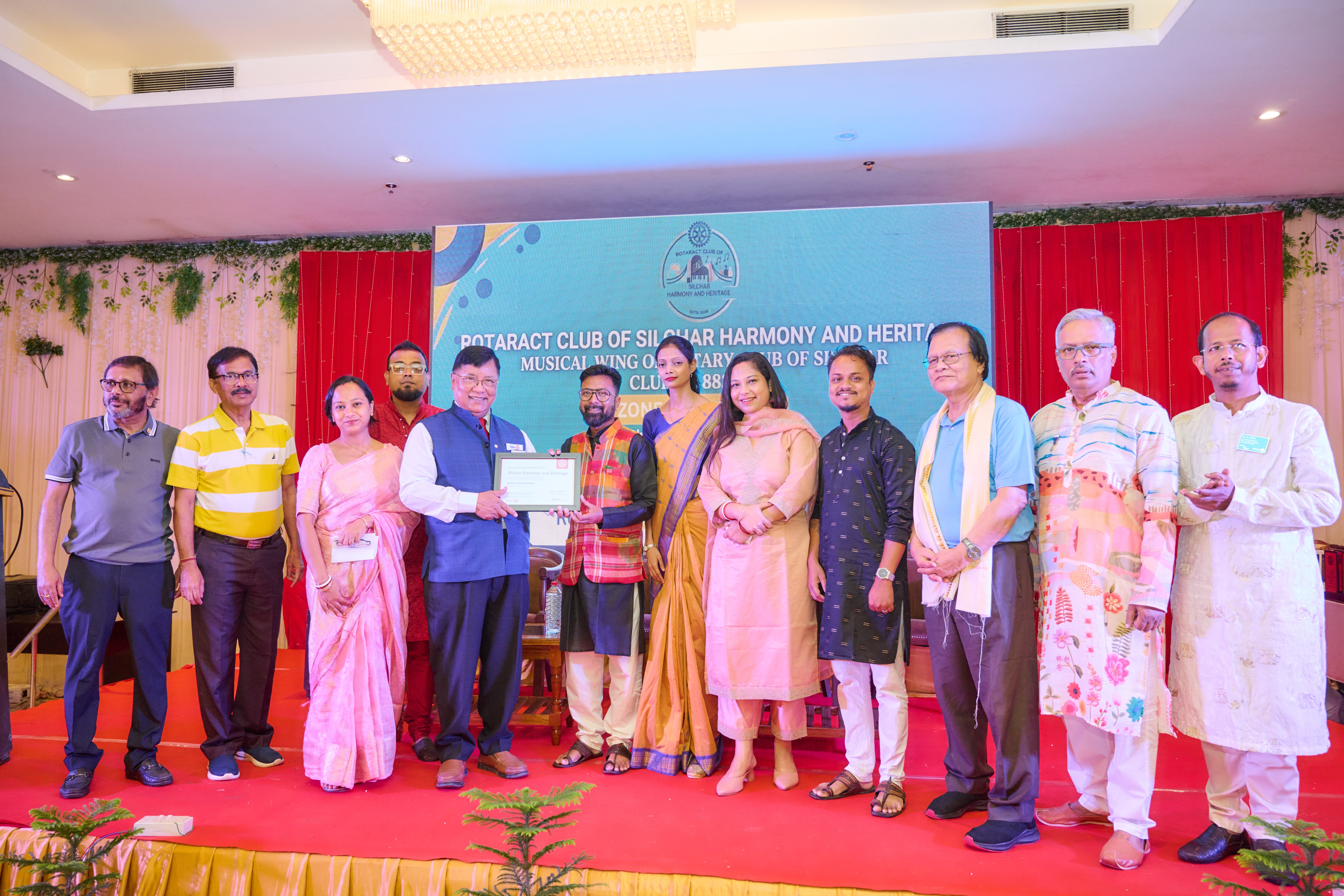 CHARTER PRESENTATION CEREMONY OF ROTARACT CLUB