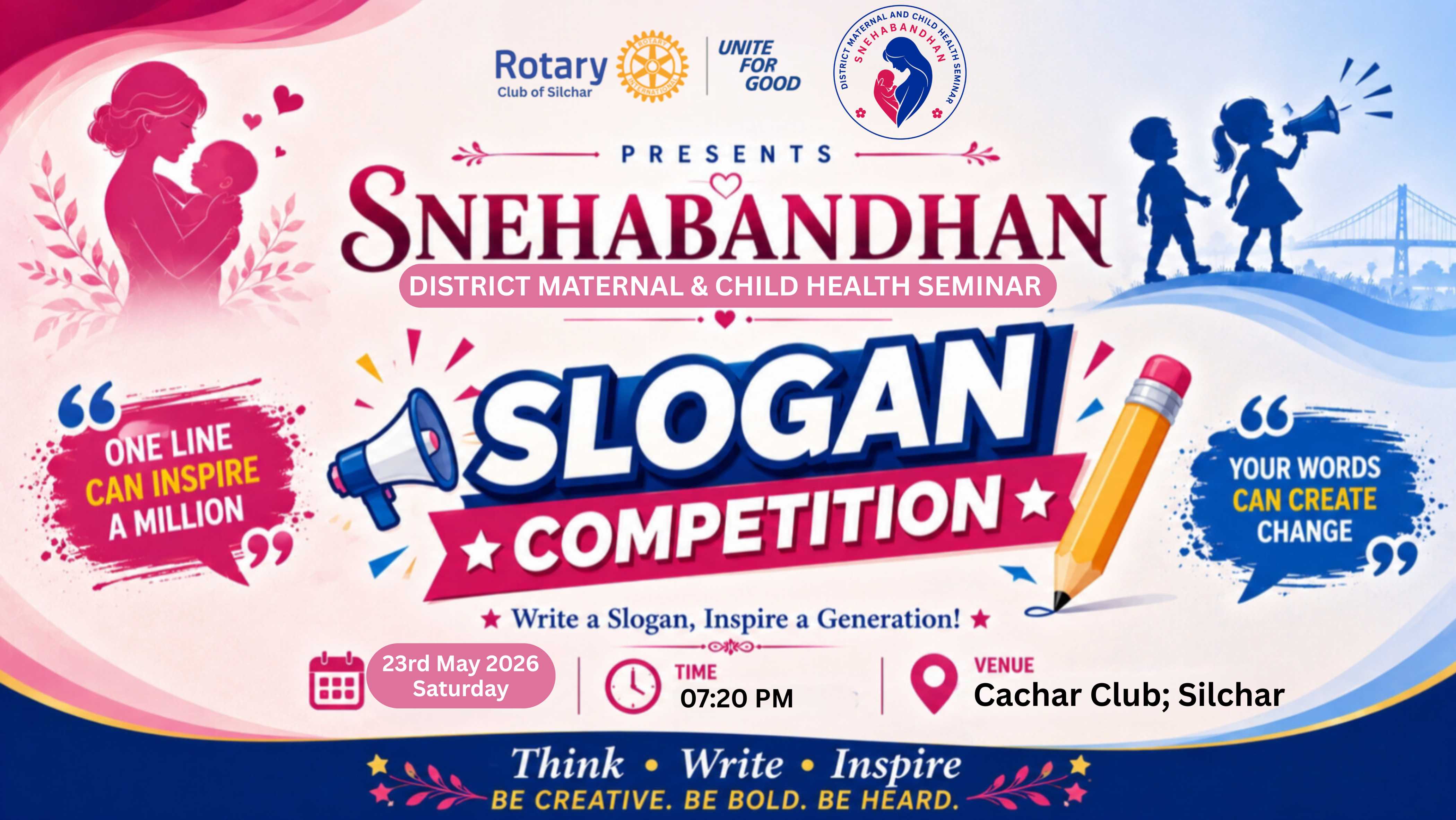BEST MCH SLOGAN COMPETITION AT SNEHABANDHAN