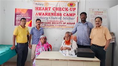 MONTHLY HEART CHECKUP & AWARENESS CAMP