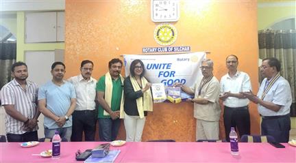 CLUB FLAG EXCHANGE CEREMONY
