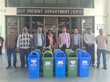 Gifting of Dustbins