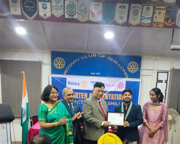 Sponsoring a new Rotaract Club.