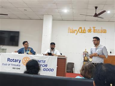 Regular Meeting of Rotary Club Tinsukia No 2586