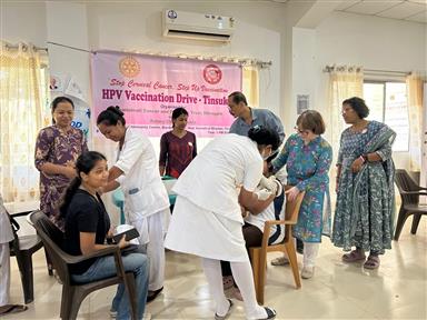 HPV Vaccination Drive  Stop Cervical Cancer