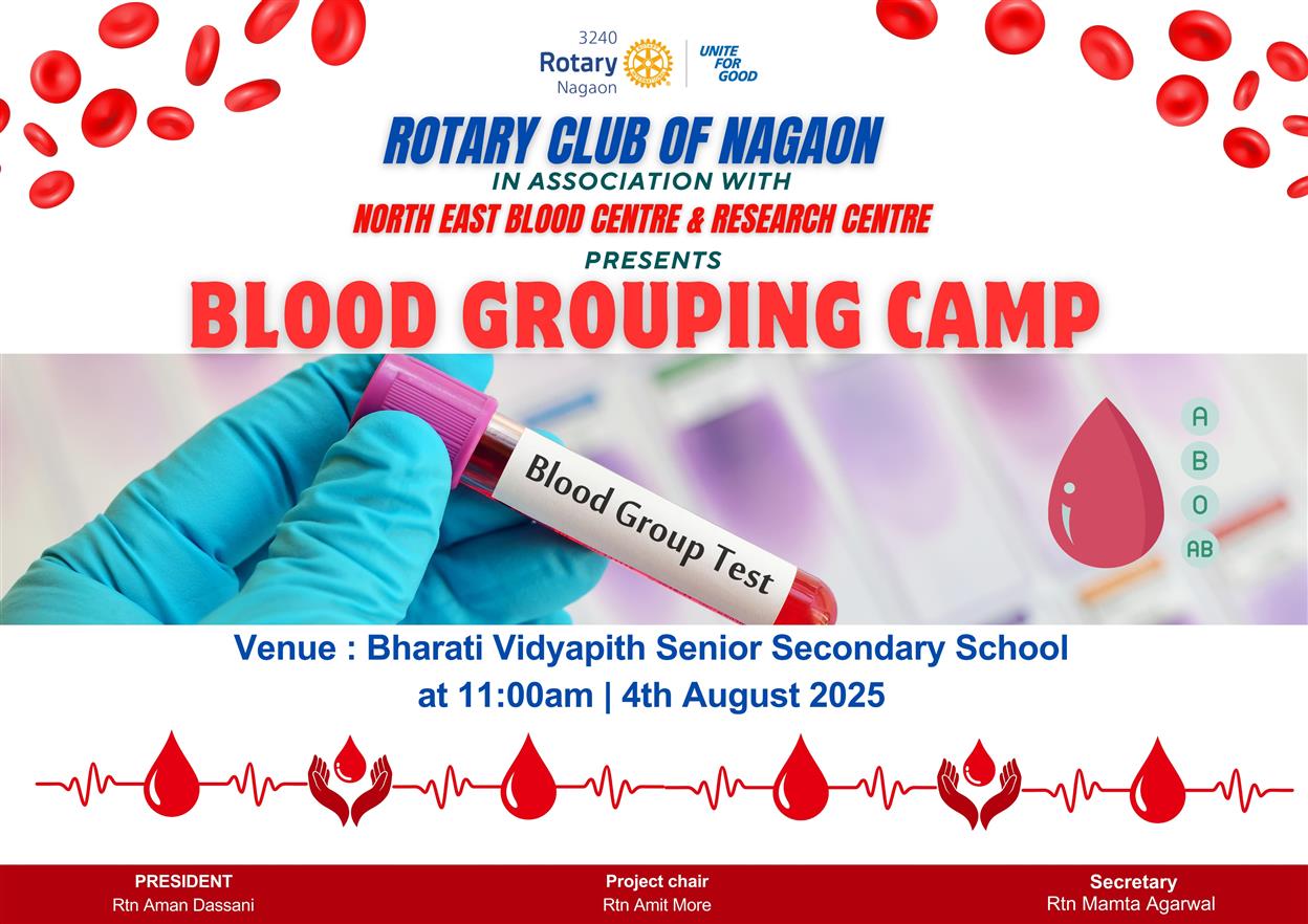 BLOOD GROUPING CAMP