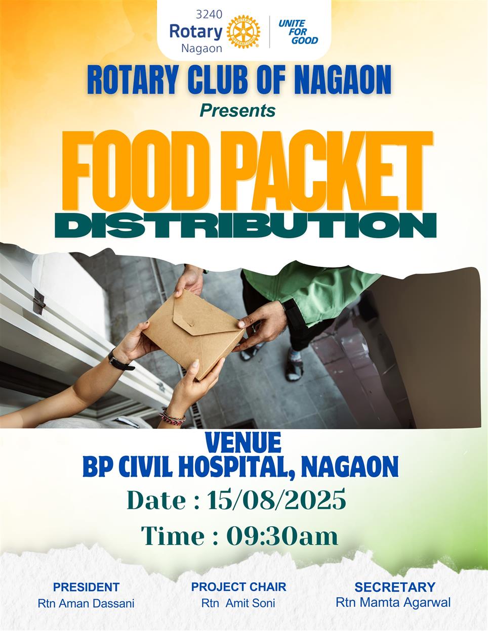 FOOD PACKET DISTRIBUTION