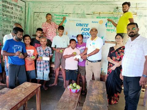 CHILD FOOD PACKET DISTRIBUTION