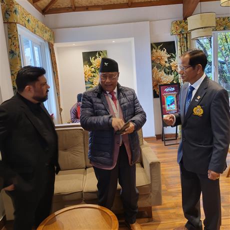 Visit of DG Rtn Dr. Kameswar Singh Elangbam,