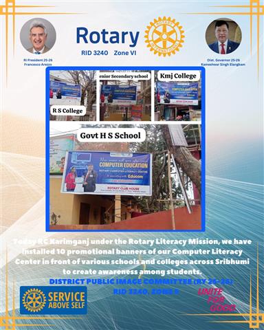 Promotional activity on computer literacy
