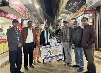 Facilitating Rtn. Pappu Ram Choudhury RC Nagaur,