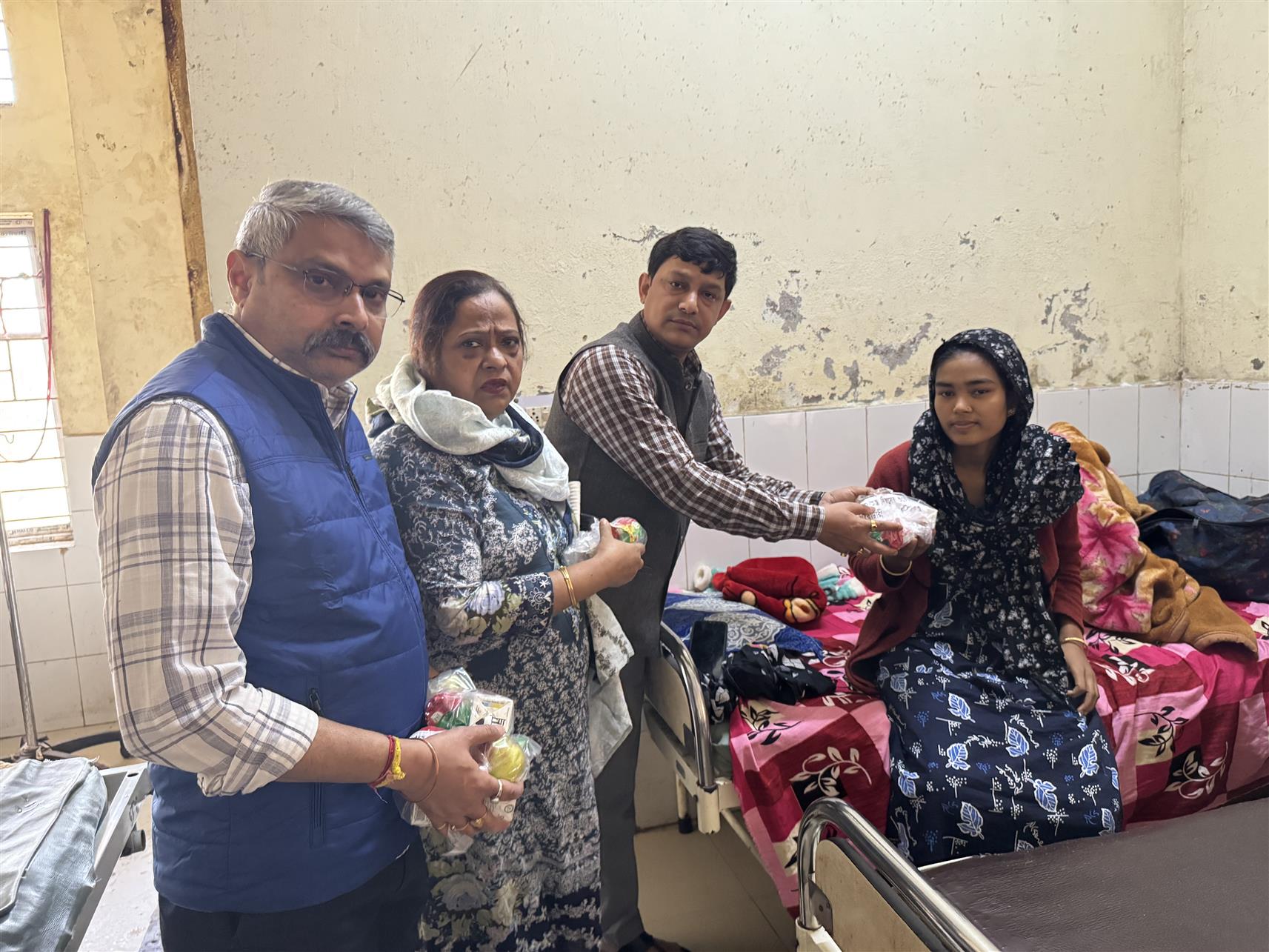 Distributed food packets on 26th Jan
