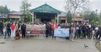Cycle Rally for a Nasha Mukt Bharat