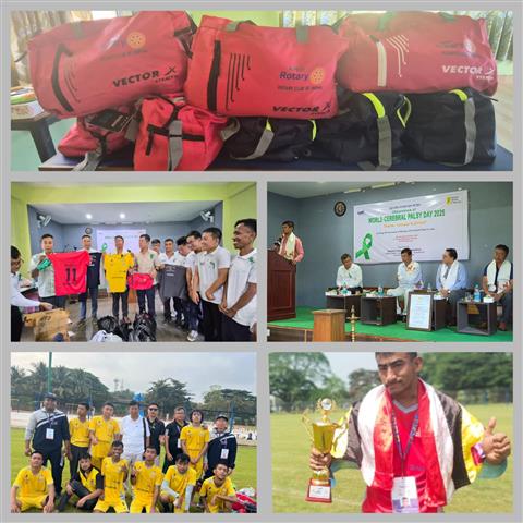 RC Imphal donates football kits