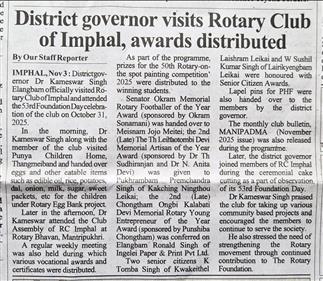 Newspaper coverage of OCV of DG