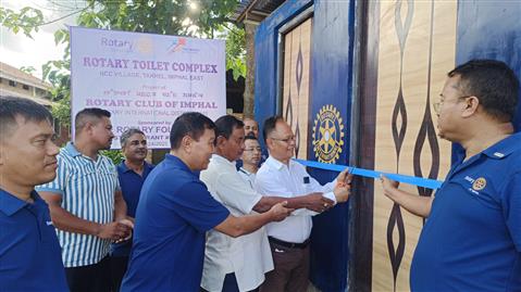 RC Imphal inaugurates Rotary Toilet Complex