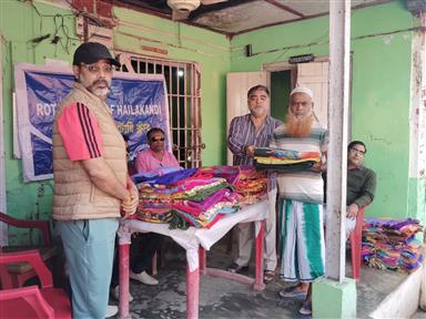BLANKET DISTRIBUTION AT HAILAKANDI DISTRICT JAIL