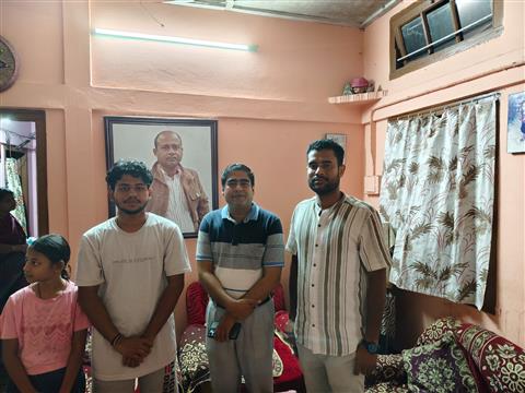 HELPING HAND TO FAMILY OF SPORTS JOURNALIST