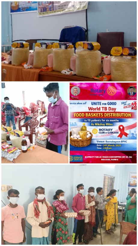 Food Baskets Distribution to TB Patients 