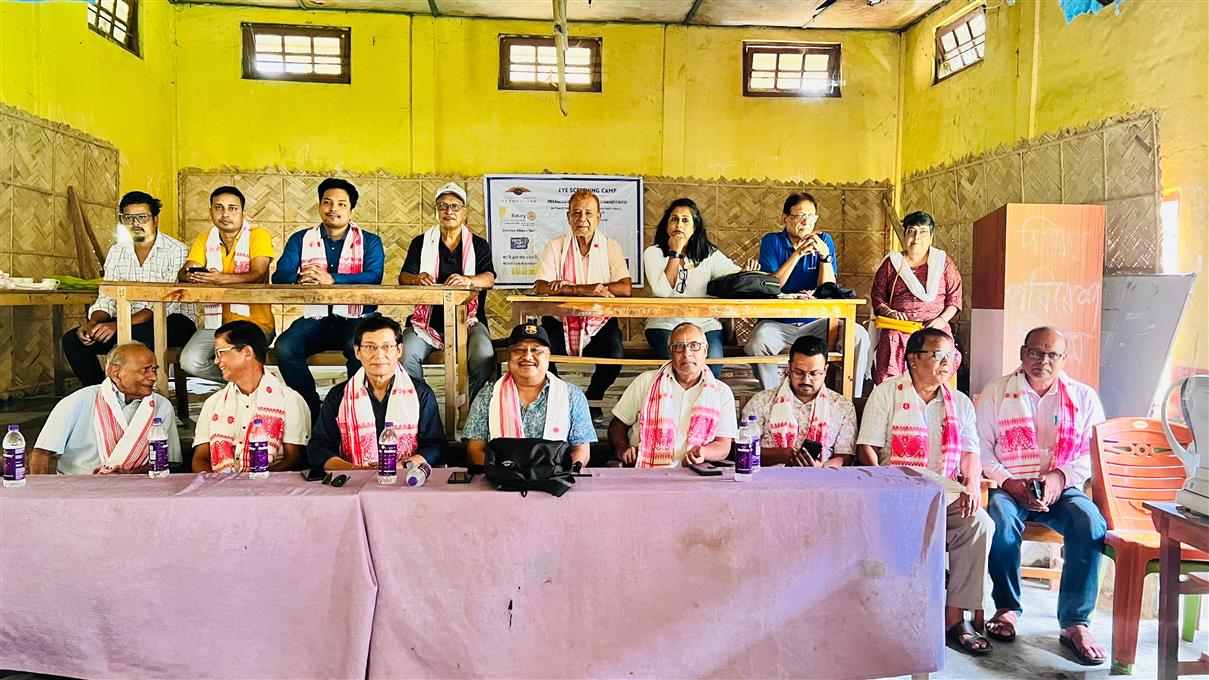 EYE SCREENING CAMP AT MAYONG