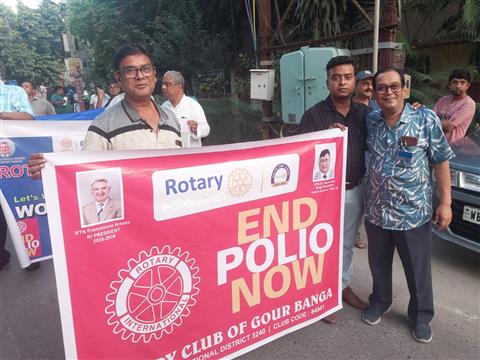END POLIO RALLY